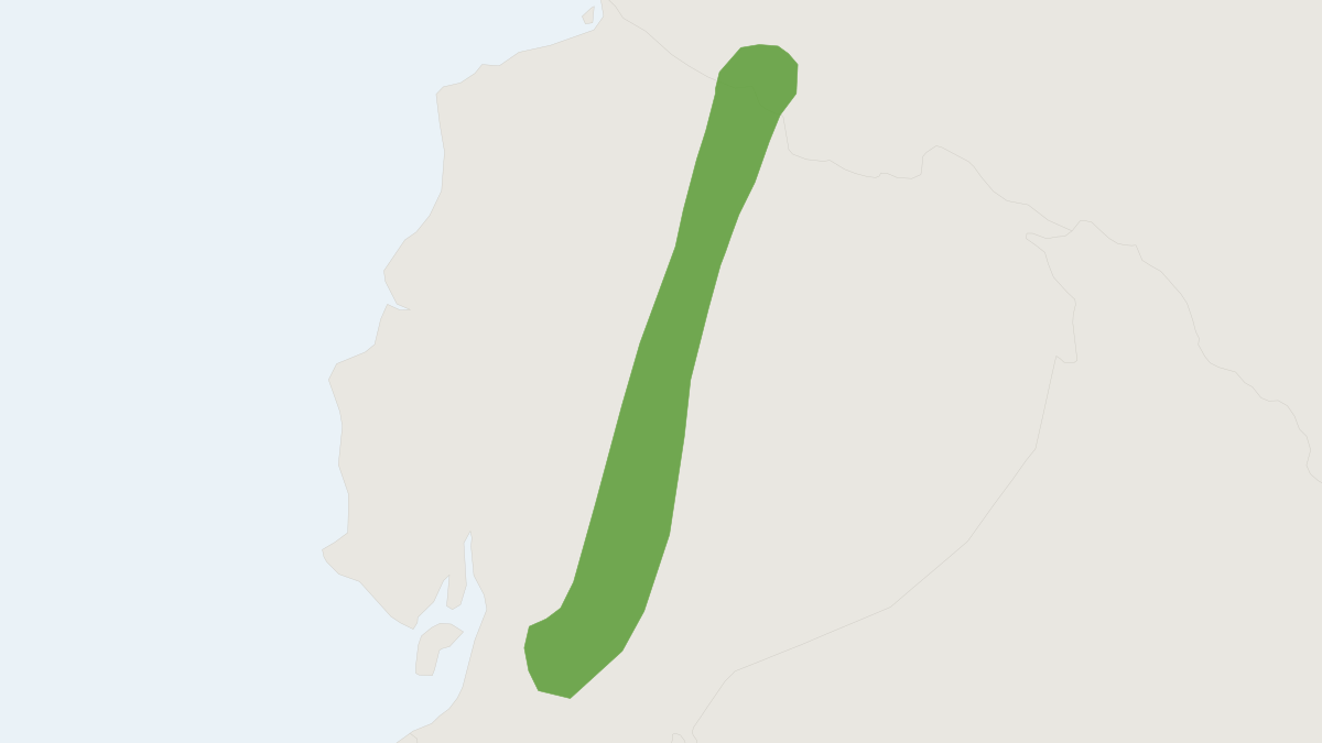 Range map of the Thomasomys cinnameus (Thomasomys cinnameus)