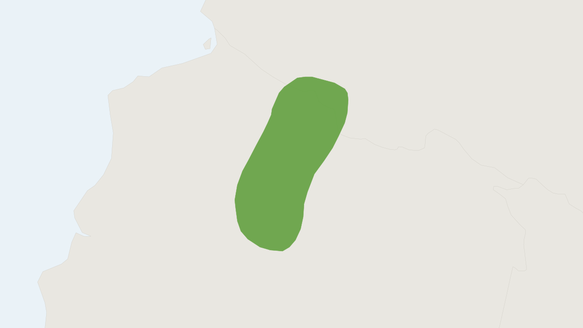 Range map of the Thomasomys ucucha (Thomasomys ucucha)
