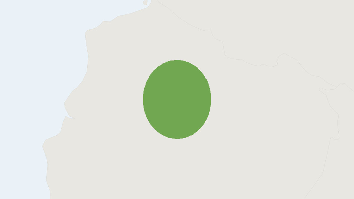 Range map of the Thomasomys vulcani (Thomasomys vulcani)