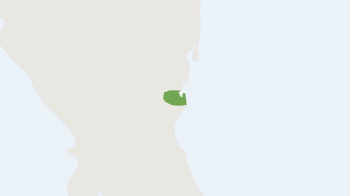 Range map of the Thomas's Rice Rat (Oryzomys dimidiatus)