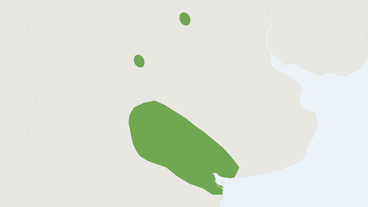 Range map of the Thylamys fenestrae (Thylamys fenestrae)