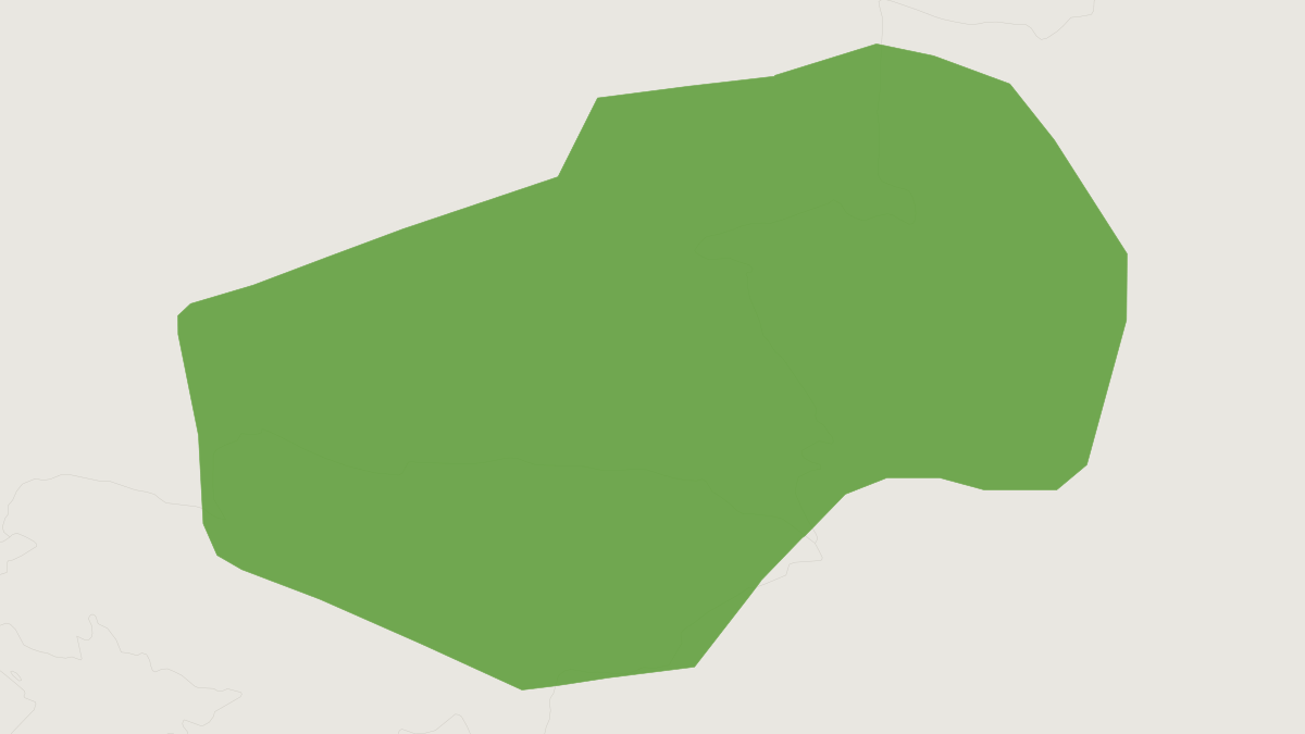 Range map of the Tien Shan Shrew (Sorex asper)