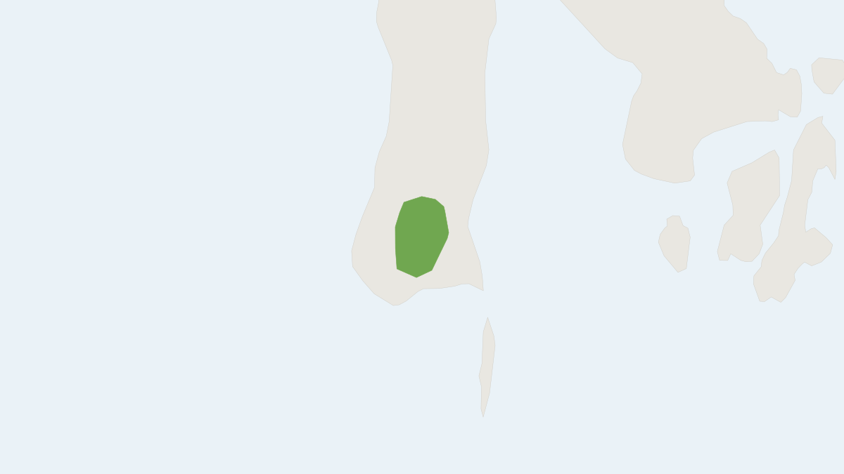 Range map of the Tiny Sulawesi White-toothed Shrew (Crocidura parva)