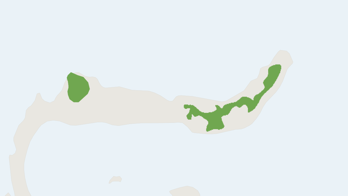 Range map of the Tondano Rat (Taeromys taerae)