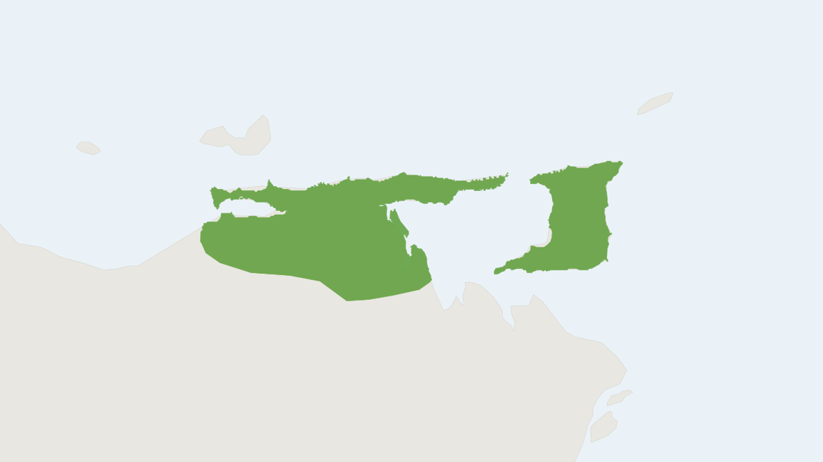 Range map of the Trinidad Spiny Rat (Proechimys trinitatis)