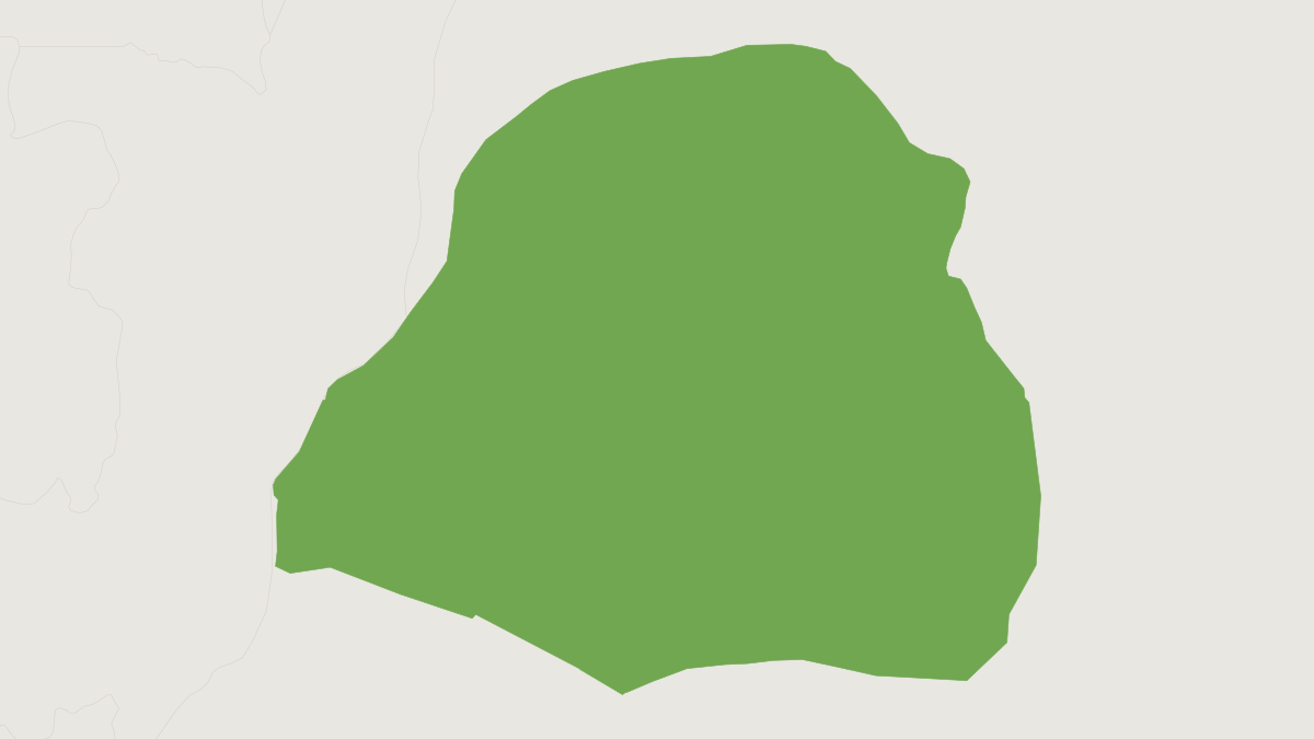 Range map of the Tshuapa Red Colobus (Piliocolobus tholloni)