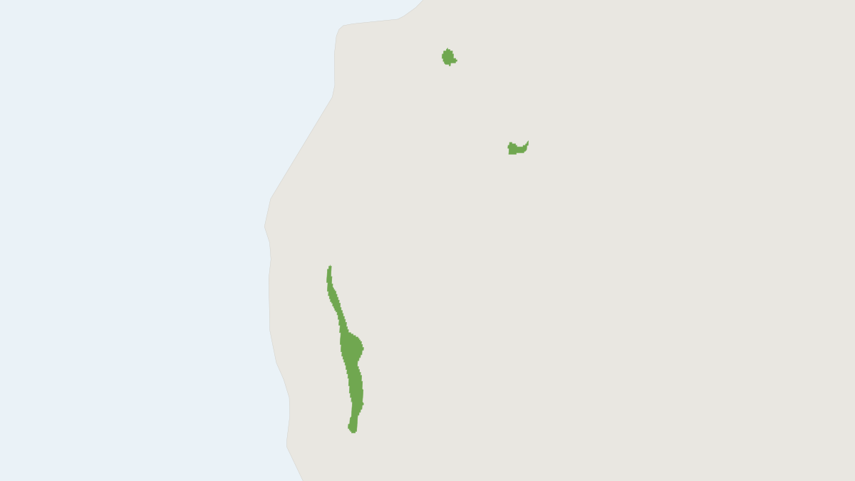 Range map of the Tsingy Tuft-tailed Rat (Eliurus antsingy)