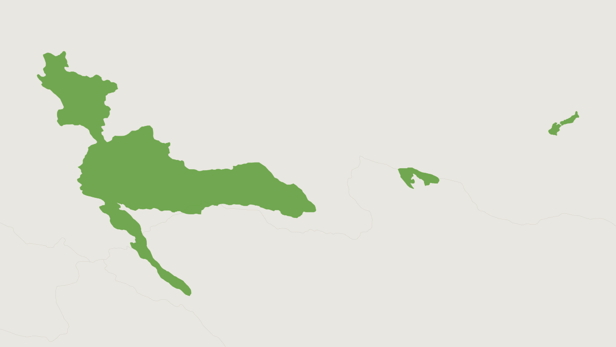 Range map of the Tuva Silver Vole (Alticola tuvinicus) covering Mongolia and Russia