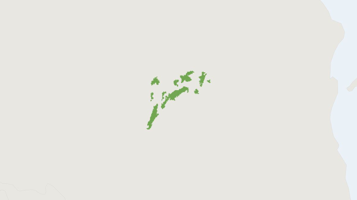 Range map of the Udzungwa Red Colobus (Piliocolobus gordonorum)