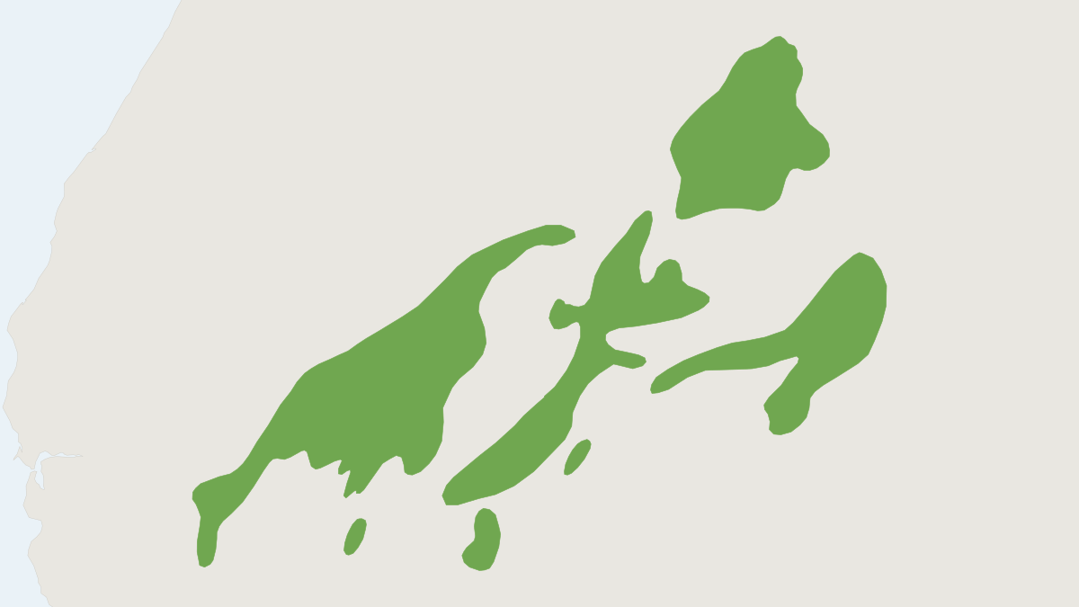 Range map of the Uinta Chipmunk (Neotamias umbrinus)