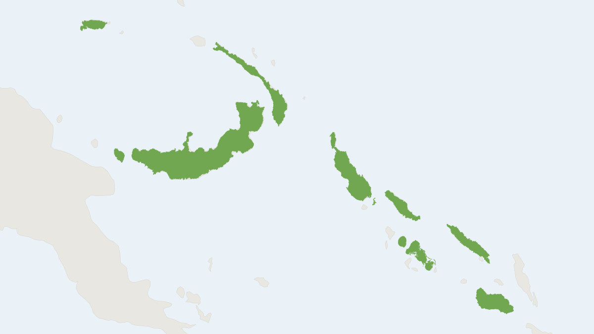Range map of the Umboi Tube-nosed Bat (Nyctimene vizcaccia)
