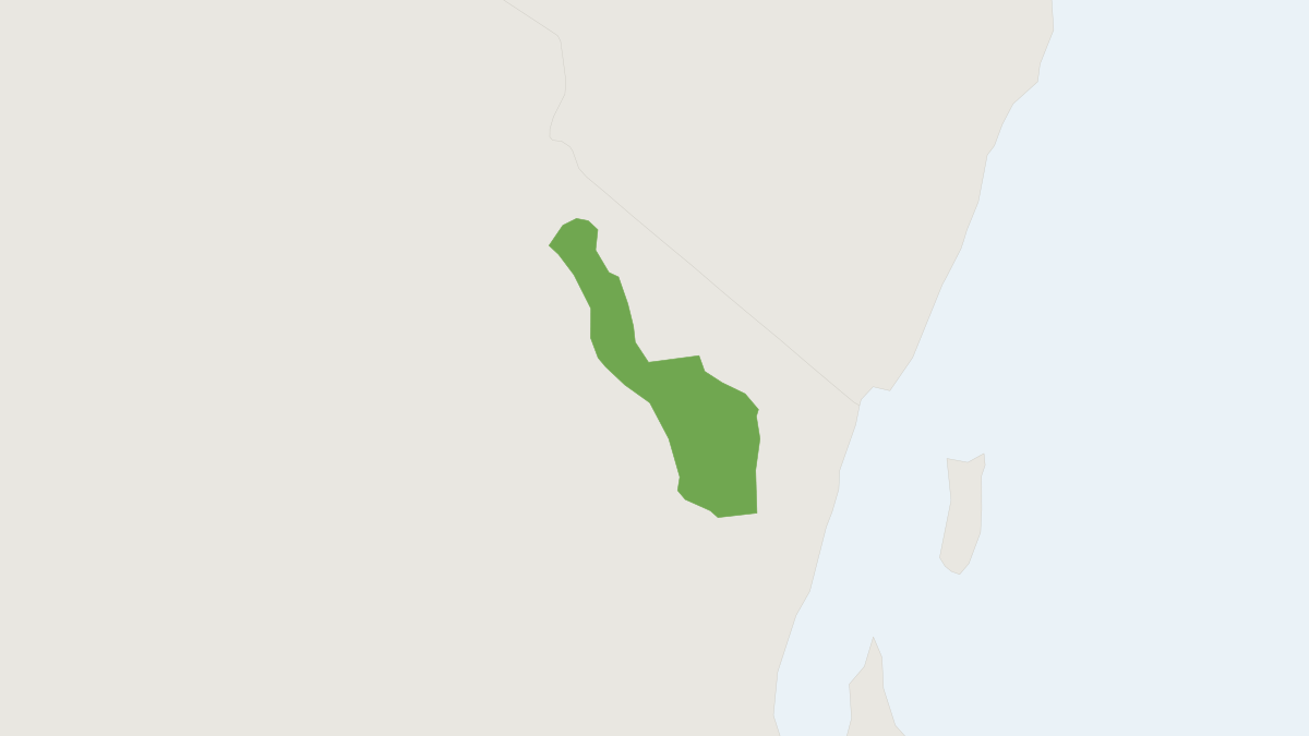 Range map of the Usambara Shrew (Crocidura usambarae)