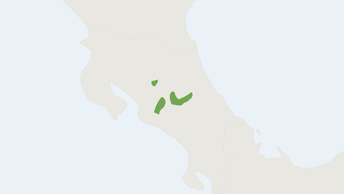 Range map of the Variable Pocket Gopher (Orthogeomys heterodus)