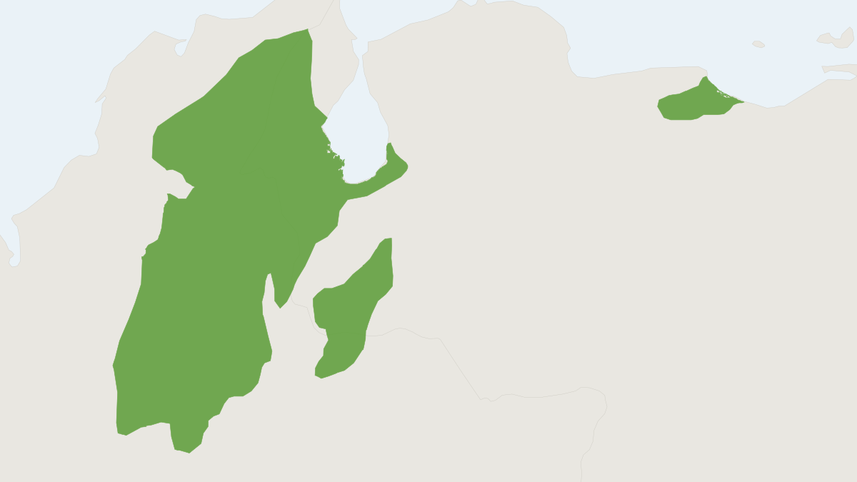 Range map of the Variegated Spider Monkey (Ateles hybridus)