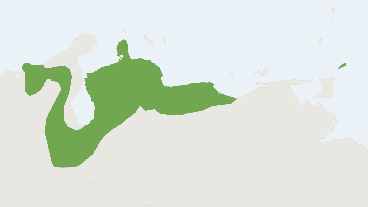 Range map of the Venezuelan Climbing Mouse (Rhipidomys venezuelae)