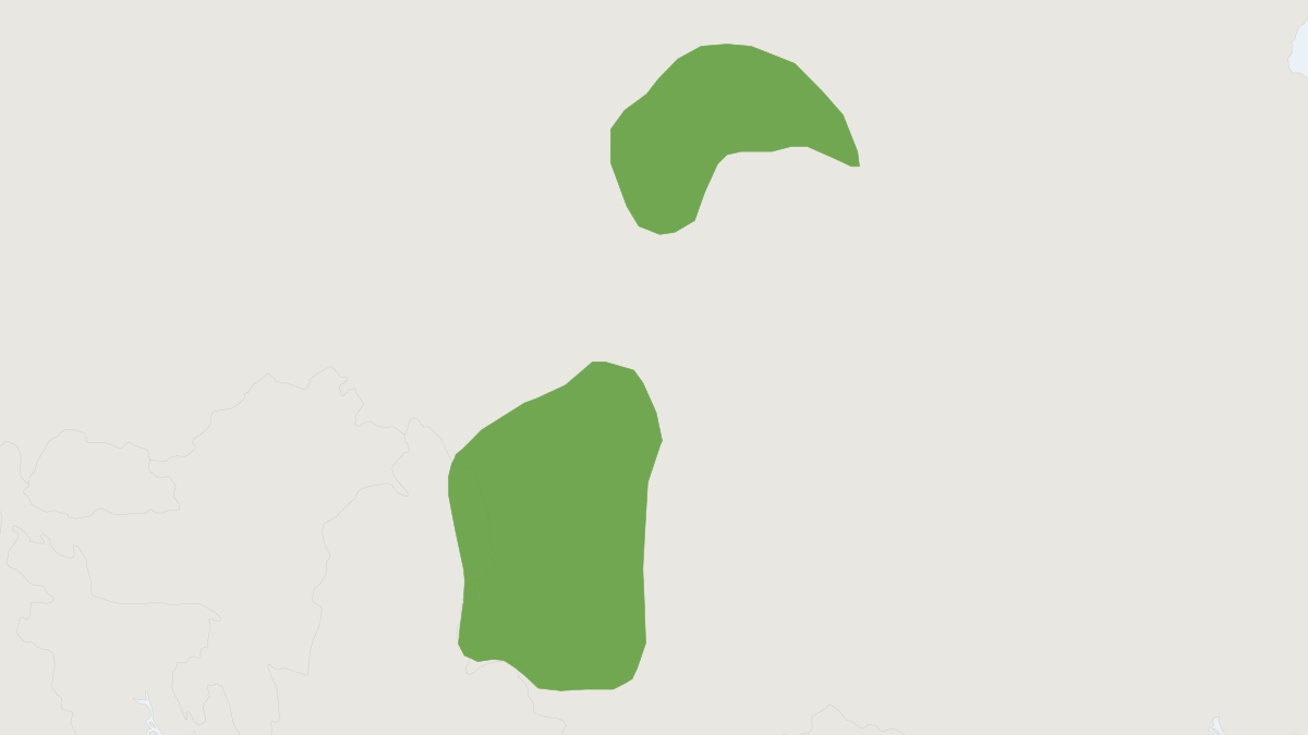 Range map of the Vernay’s Climbing Mouse (Vernaya fulva)