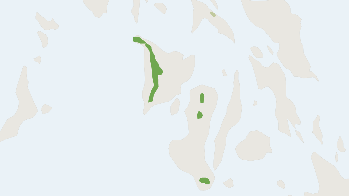 Range map of the Visayan Warty Pig (Sus cebifrons)