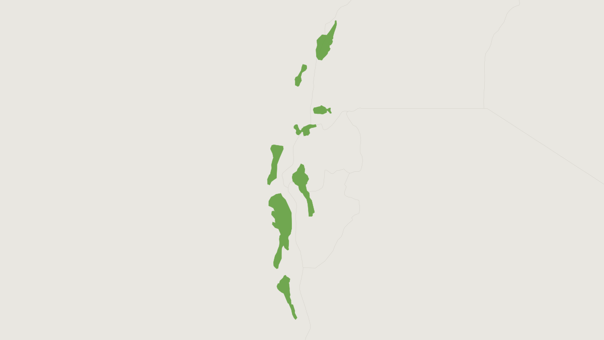Range map of the Volcano Shrew (Sylvisorex vulcanorum)