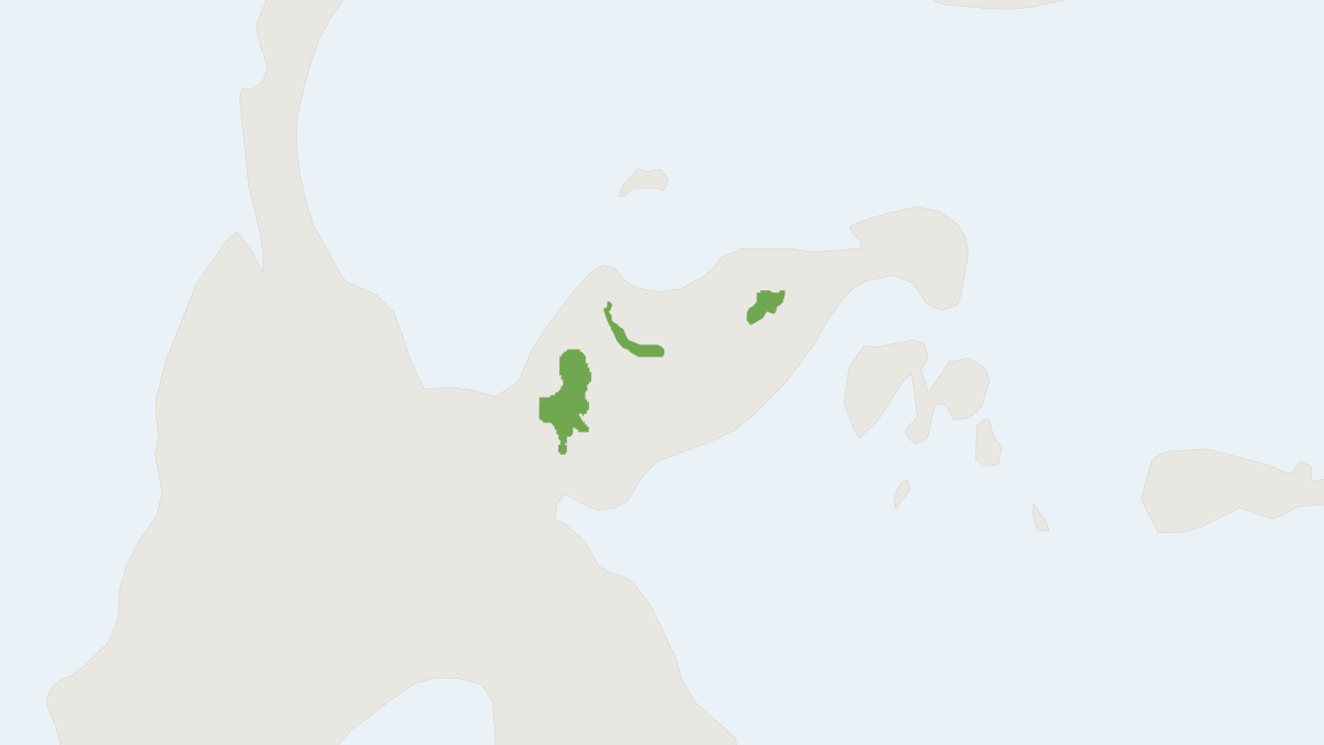 Range map of the Watts's Sulawesi Spiny Rat (Maxomys wattsi)