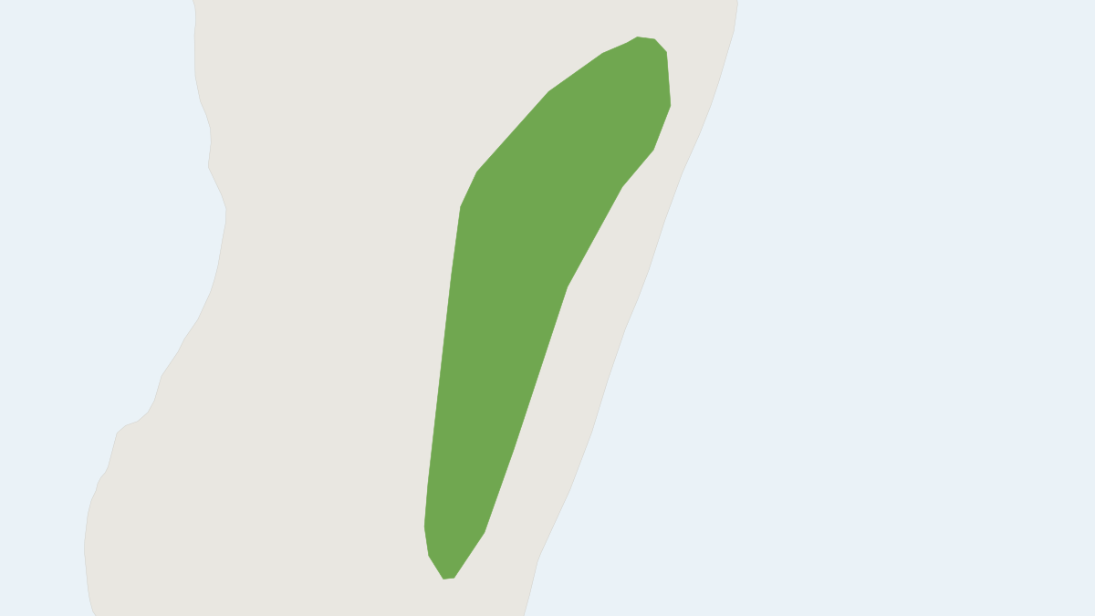 Range map of the Web-footed Tenrec (Microgale mergulus)