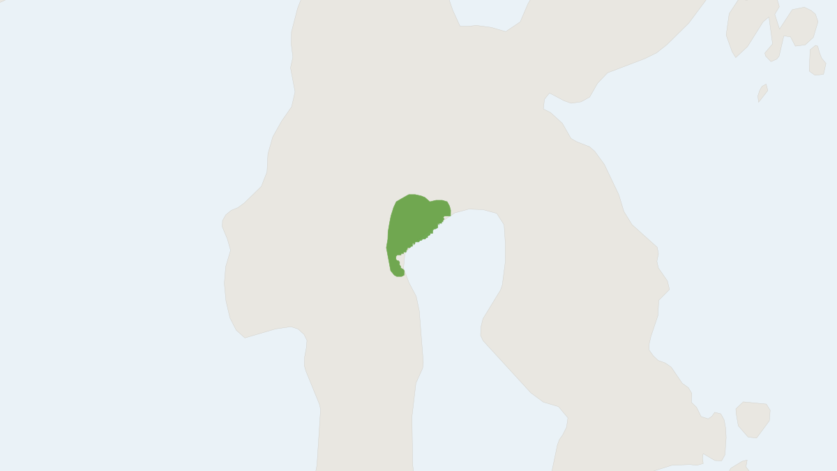 Range map of the Weber's Dwarf Squirrel (Prosciurillus weberi)