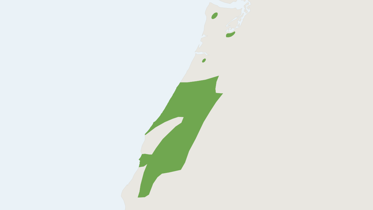 Range map of the Western Pocket Gopher (Thomomys mazama)