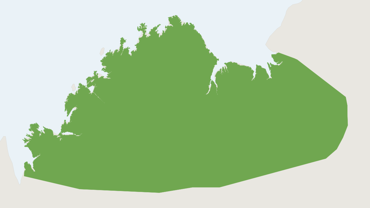 Range map of the Western Short-eared Rock-wallaby (Petrogale brachyotis)