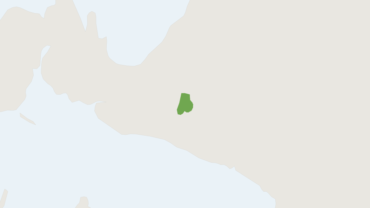 Range map of the Western Water Rat (Hydromys hussoni)