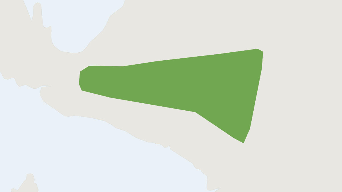 Range map of the Weyland Ringtail (Pseudochirulus caroli)