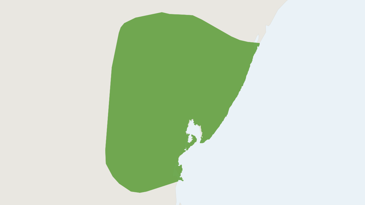 Range map of the White-spined Spiny Rat (Trinomys albispinus)