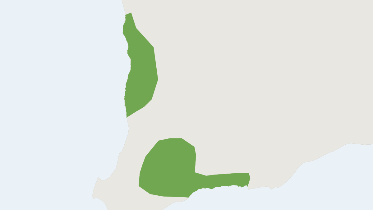 Range map of the White-tailed Dunnart (Sminthopsis granulipes)