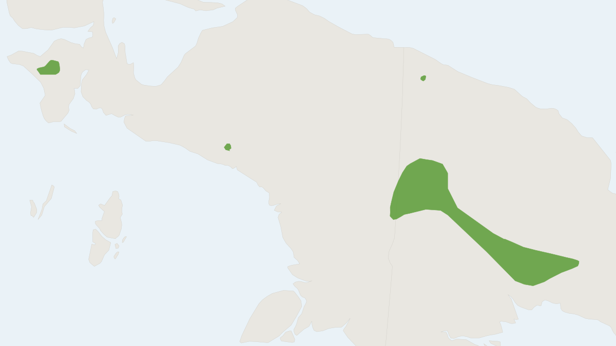 Range map of the Wollaston's Leaf-nosed Bat (Hipposideros wollastoni)