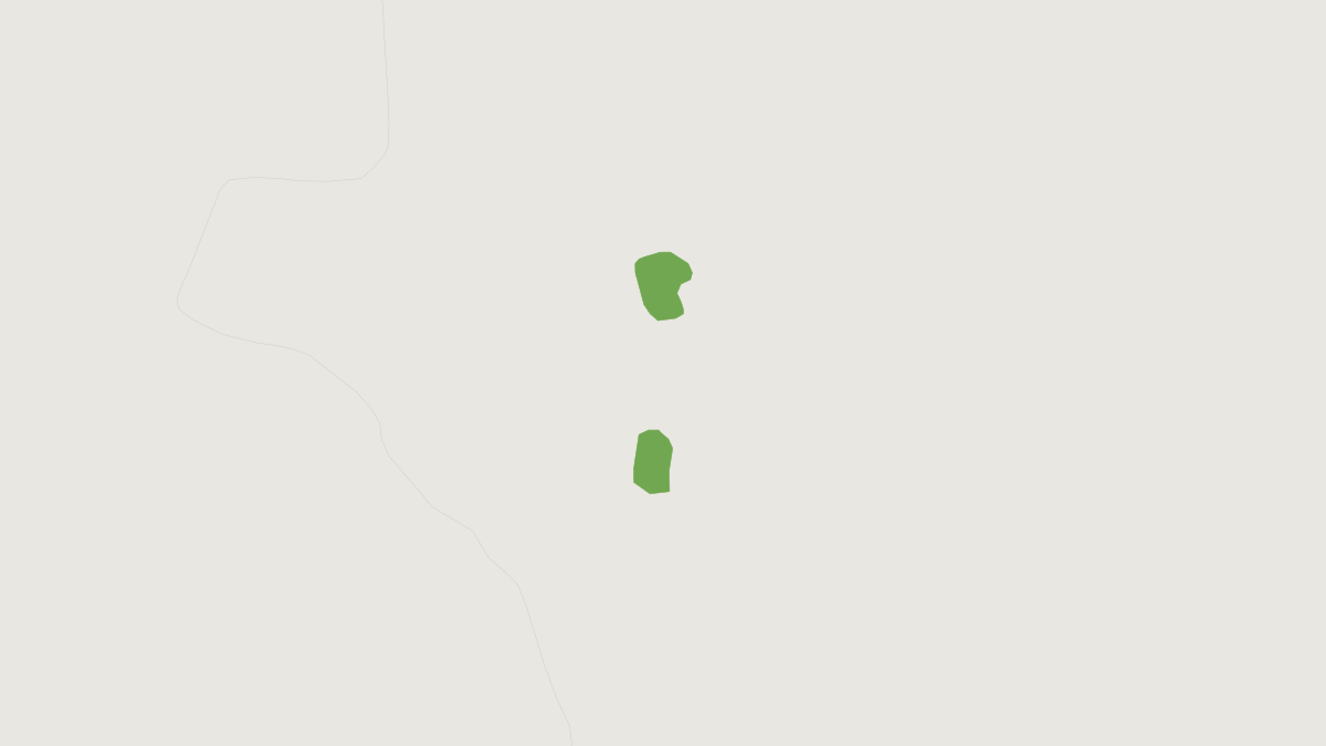 Range map of the Yalden's Desmomys (Desmomys yaldeni)