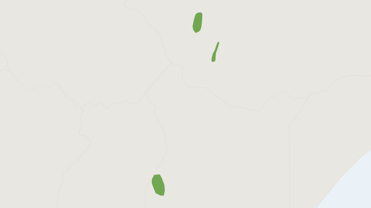 Range map of the Zaphir's Shrew (Crocidura zaphiri)