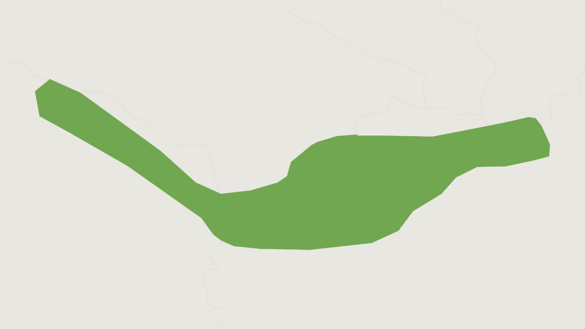 Range map of the Zarundny's Jird (Meriones zarudnyi)